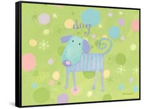 Blue Dog-Viv Eisner-Framed Stretched Canvas