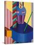 Blue Doll-Fortunato Depero-Stretched Canvas