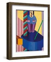 Blue Doll-Fortunato Depero-Framed Giclee Print