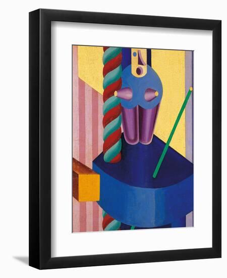 Blue Doll-Fortunato Depero-Framed Giclee Print