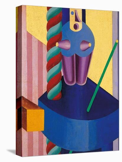 Blue Doll-Fortunato Depero-Stretched Canvas