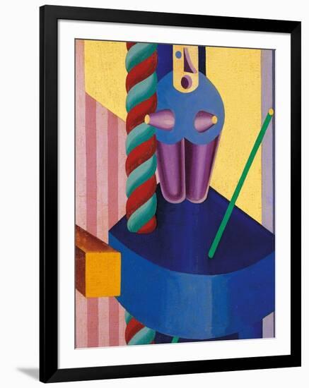 Blue Doll-Fortunato Depero-Framed Giclee Print