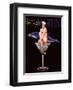 Blue Dolphin Martini-Ralph Burch-Framed Art Print