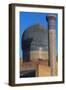 Blue Dome, Detail from Gur-E Amir Mausoleum of Tamerlane-null-Framed Giclee Print