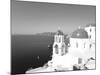 Blue Domed Churches in the Village of Oia, Santorini (Thira), Cyclades Islands, Aegean Sea, Greece-Gavin Hellier-Mounted Photographic Print