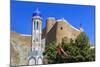 Blue Domed Mosque Minaret, Oman-Eleanor Scriven-Mounted Photographic Print