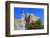 Blue Domed Mosque Minaret, Oman-Eleanor Scriven-Framed Photographic Print