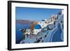 Blue Domes and Walkway-Larry Malvin-Framed Photographic Print