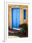 Blue Door Adobe Walls-George Oze-Framed Photographic Print