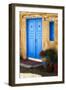 Blue Door Adobe Walls-George Oze-Framed Photographic Print