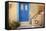 Blue Door, Ermoupoli (Khora), Syros Island, Cyclades, Greek Islands, Greece, Europe-Tuul-Framed Stretched Canvas