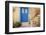 Blue Door, Ermoupoli (Khora), Syros Island, Cyclades, Greek Islands, Greece, Europe-Tuul-Framed Photographic Print