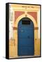 Blue Door, Essaouira, Morocco-Natalie Tepper-Framed Stretched Canvas