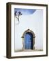 Blue Door, Filicudi, Aeolian Islands, Unesco World Heritage Site, Italy-Oliviero Olivieri-Framed Photographic Print