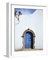 Blue Door, Filicudi, Aeolian Islands, Unesco World Heritage Site, Italy-Oliviero Olivieri-Framed Photographic Print