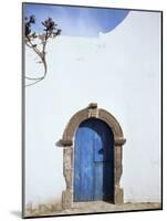 Blue Door, Filicudi, Aeolian Islands, Unesco World Heritage Site, Italy-Oliviero Olivieri-Mounted Photographic Print