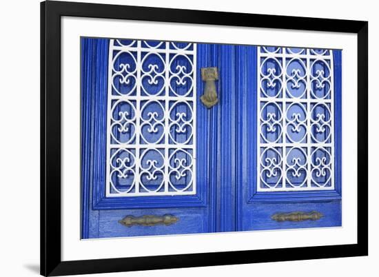 Blue Door in Bodrum, Turkey, Anatolia, Asia Minor, Eurasia-Richard-Framed Photographic Print