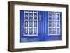 Blue Door in Bodrum, Turkey, Anatolia, Asia Minor, Eurasia-Richard-Framed Photographic Print