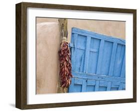 Blue Door in Taos, New Mexico, United States of America, North America-Richard Cummins-Framed Photographic Print