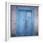 Blue Door in the Jewish Quarter of the City of Bukhara, Uzbekistan, Central Asia-Christopher Rennie-Framed Photographic Print