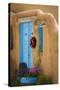 Blue Door IV-Kathy Mahan-Stretched Canvas