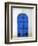 Blue Door, Karaman Village, Northern Cyprus-Doug Pearson-Framed Photographic Print