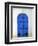 Blue Door, Karaman Village, Northern Cyprus-Doug Pearson-Framed Photographic Print