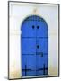 Blue Door, Karaman Village, Northern Cyprus-Doug Pearson-Mounted Photographic Print