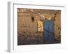 Blue Door, Luxor Town, Egypt-Clive Nolan-Framed Photographic Print