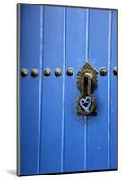 Blue Door of Kasbah of Oudaya, UNESCO World Heritage Site, Rabat, Morocco, Africa-Kymri Wilt-Mounted Photographic Print