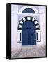 Blue Door, Sidi Bou Said, Tunisia-Jon Arnold-Framed Stretched Canvas