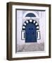 Blue Door, Sidi Bou Said, Tunisia-Jon Arnold-Framed Photographic Print