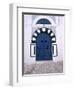 Blue Door, Sidi Bou Said, Tunisia-Jon Arnold-Framed Photographic Print