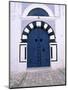 Blue Door, Sidi Bou Said, Tunisia-Jon Arnold-Mounted Photographic Print