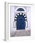 Blue Door, Sidi Bou Said, Tunisia-Jon Arnold-Framed Photographic Print
