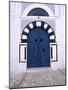 Blue Door, Sidi Bou Said, Tunisia-Jon Arnold-Mounted Photographic Print