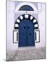 Blue Door, Sidi Bou Said, Tunisia-Jon Arnold-Mounted Photographic Print