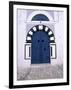 Blue Door, Sidi Bou Said, Tunisia-Jon Arnold-Framed Photographic Print