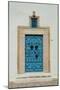 Blue Door with Black Studded Decoration, Sidi Bou Said-Natalie Tepper-Mounted Photo