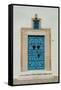 Blue Door with Black Studded Decoration, Sidi Bou Said-Natalie Tepper-Framed Stretched Canvas