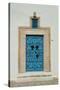 Blue Door with Black Studded Decoration, Sidi Bou Said-Natalie Tepper-Stretched Canvas