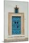 Blue Door with Black Studded Decoration, Sidi Bou Said-Natalie Tepper-Mounted Photo