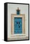 Blue Door with Black Studded Decoration, Sidi Bou Said-Natalie Tepper-Framed Stretched Canvas