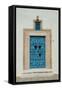 Blue Door with Black Studded Decoration, Sidi Bou Said-Natalie Tepper-Framed Stretched Canvas