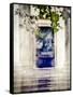 Blue Door-Valda Bailey-Framed Stretched Canvas