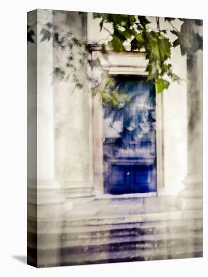 Blue Door-Valda Bailey-Stretched Canvas