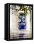 Blue Door-Valda Bailey-Framed Stretched Canvas