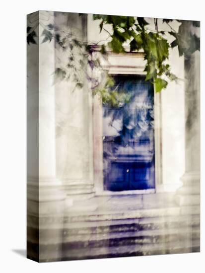 Blue Door-Valda Bailey-Stretched Canvas