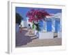 Blue Doors, Folygandros, Greek Islands, 2017-Andrew Macara-Framed Giclee Print