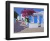 Blue Doors, Folygandros, Greek Islands, 2017-Andrew Macara-Framed Giclee Print